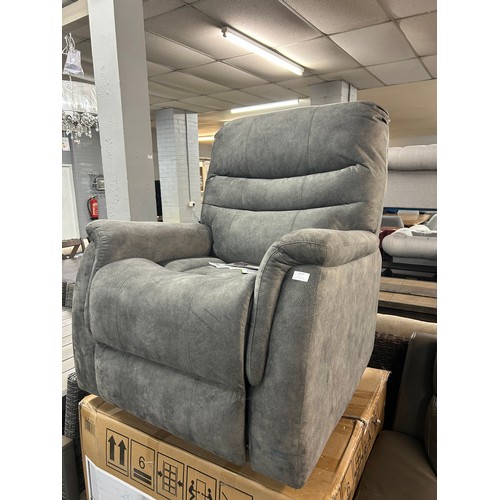 3178 - Felix fabric swivel reclining chair, Original RRP £316.66 + Vat (4215-9) *This lot is subject to Vat