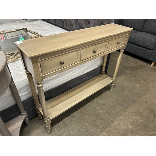 3069A - A three draw console table