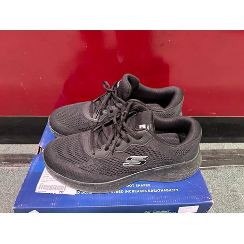 6118 - Skechers Air-Cooled Memory Foam Skech Lite black odd size trainers UK 10 left - 11 right (338-1) *Th... 