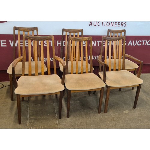 4 - A set of six G-Plan Fresco teak dining chairs