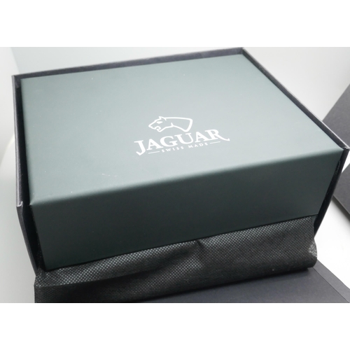 7245 - A Jaguar wristwatch with green dial, boxed