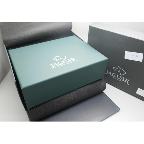 7246 - A Jaguar Dual-Time wristwatch, boxed