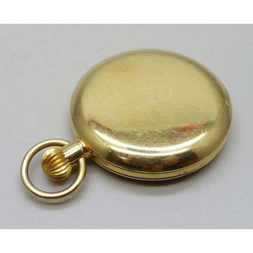 7254 - An Avia top-wind pocket watch with screw back