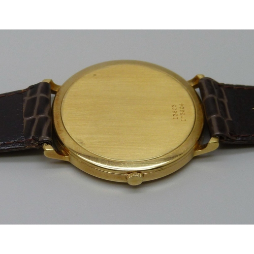 7278 - An 18ct gold Piaget wristwatch, 1969, 13603, 173604, 32mm case