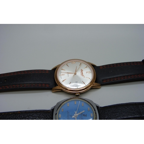 7283 - Four wristwatches; Swatch, Excalibur, Joyas and Ingersoll