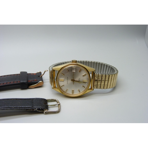 7283 - Four wristwatches; Swatch, Excalibur, Joyas and Ingersoll