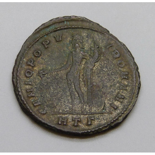 7292 - Coins; Diocletian Follis (284-305) bronze Heraclea mint Ric17a, Observe - IMPCC Val Diocletian P F A... 