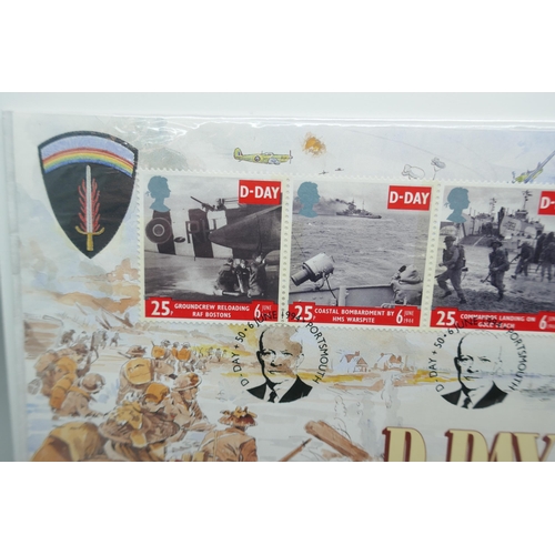 7312 - D-Day Operation Overlord, A.G. Bradbury Cover No.151 of a Limited Edition of 500 First Day Covers, n... 