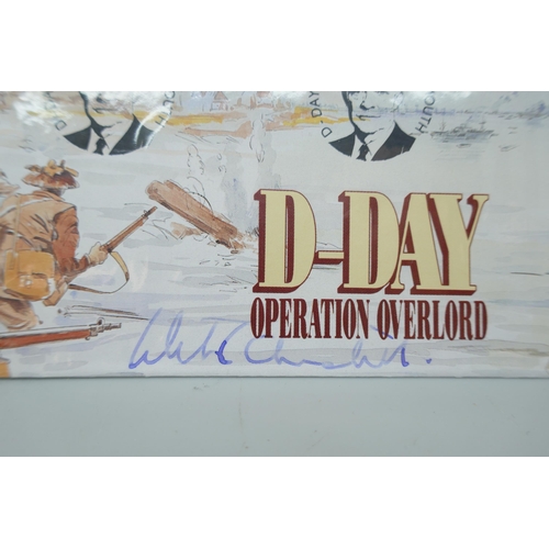 7312 - D-Day Operation Overlord, A.G. Bradbury Cover No.151 of a Limited Edition of 500 First Day Covers, n... 