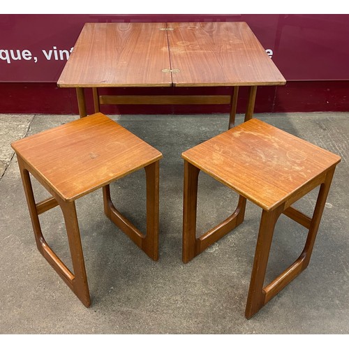 35 - A McIntosh Triform teak nest of tables