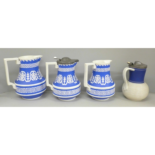 2002 - Four pieces of Cobridge pottery