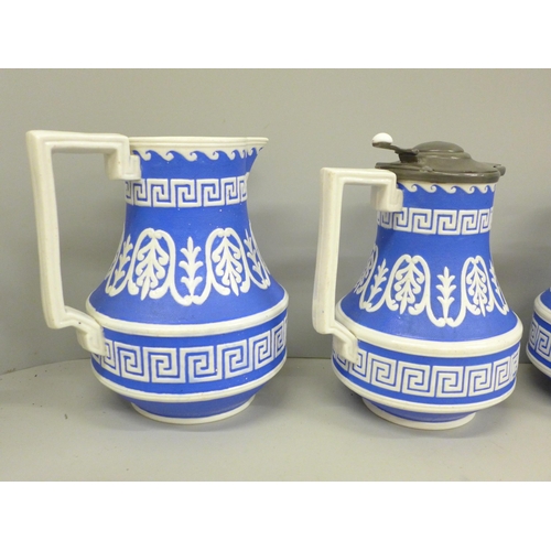 2002 - Four pieces of Cobridge pottery