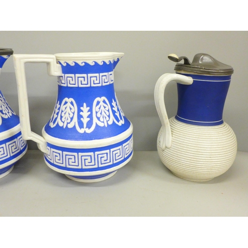 2002 - Four pieces of Cobridge pottery