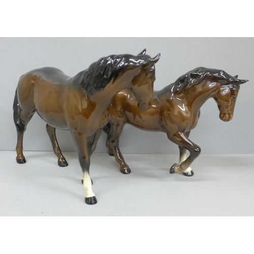 2010 - Two Beswick horses