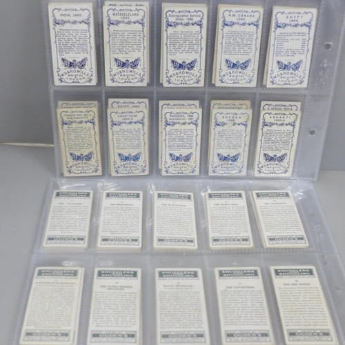 2021 - Two sets of cigarette cards, Wills Medals and Ogdens Smugglers and Smuggling, catalogue value £270