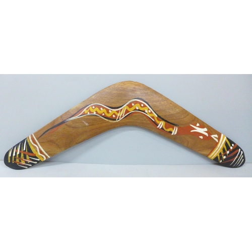 2035 - A Boomerang from Queensland, made by Australian Aborigines in 1970s