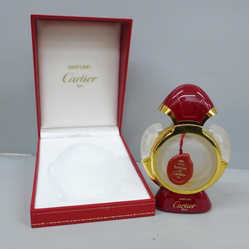 2041 - A Cartier display perfume bottle, boxed