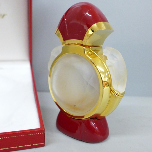 2041 - A Cartier display perfume bottle, boxed