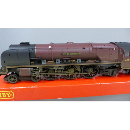 2051 - Two Hornby OO gauge locomotives, BR 4-6-2 Duchess class City of Nottingham and BR.2-10-0 Evening Sta... 