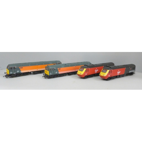 2056 - Four Hornby OO gauge Virgin Trains engines