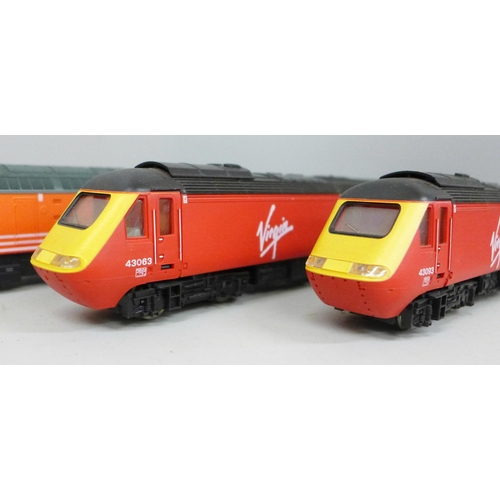 2056 - Four Hornby OO gauge Virgin Trains engines