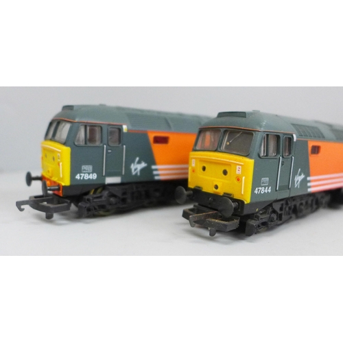 2056 - Four Hornby OO gauge Virgin Trains engines