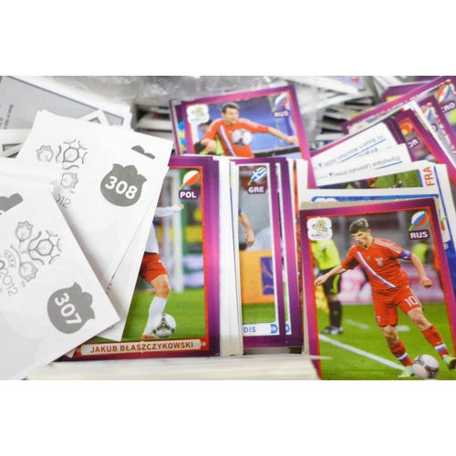 2092 - A box of Panini Merlin sticker and cards