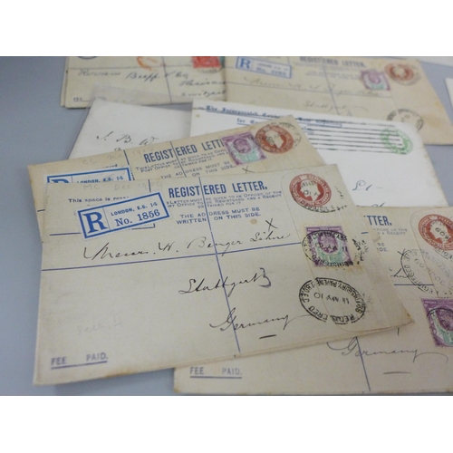 2097 - Stamps: Great Britain, a selection of Edward VIII postal stationery, unused and used with both inter... 