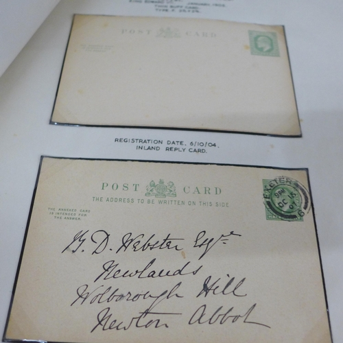 2097 - Stamps: Great Britain, a selection of Edward VIII postal stationery, unused and used with both inter... 