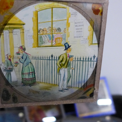 2098 - A box of coloured lantern slides **PLEASE NOTE THIS LOT IS NOT ELIGIBLE FOR IN-HOUSE POSTING AND PAC... 