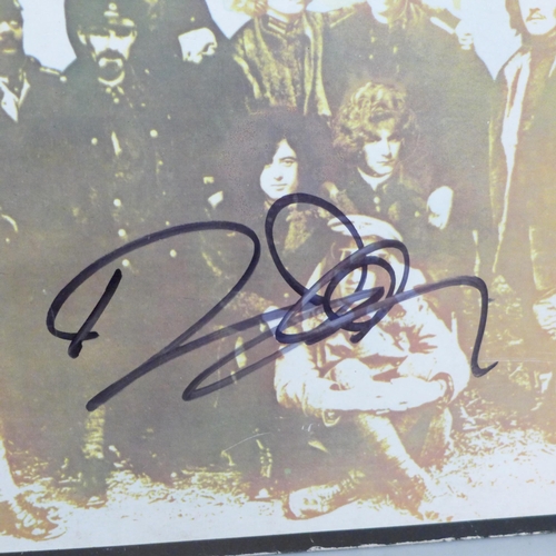 2102 - Led Zeppelin signed Led Zep II, Jim Page, John Bonham signatures in darker part of cover (4), robert... 