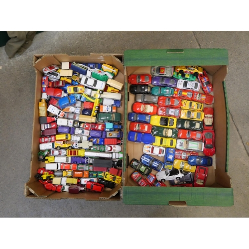 2129 - Three boxes of die-cast model vehicles