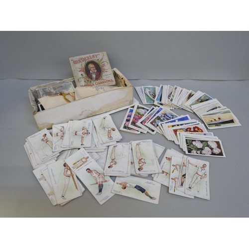 2156 - A bag of cigarette cards, some in original boxes