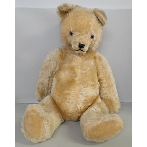 2183 - A vintage teddy bear with growler