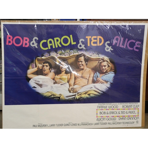 2185 - A quad film poster, Bob & Carol & Ted & Alice