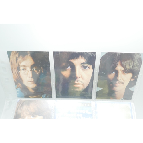 2203 - The Beatles Sports Time Signature Series cards,  redemption cards