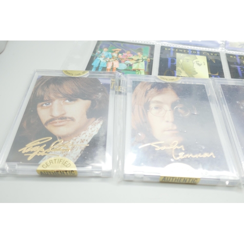 2203 - The Beatles Sports Time Signature Series cards,  redemption cards