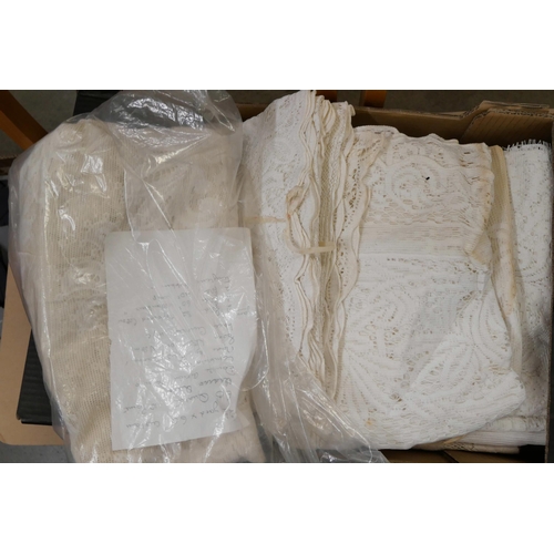 2291 - Three bundles of genuine Nottingham lace