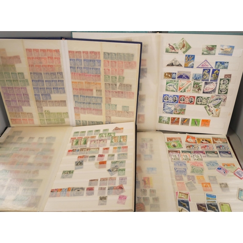 Stamps; box of stamps, covers, etc., loose and in albums