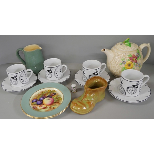 2304 - A box of assorted china and a box of ornaments **PLEASE NOTE THIS LOT IS NOT ELIGIBLE FOR IN-HOUSE P... 