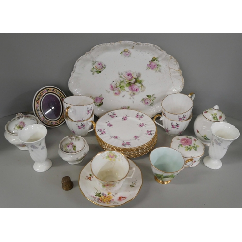 2307 - A Royal Copenhagen figure, Jason porcelain teawares and other decorative china **PLEASE NOTE THIS LO... 