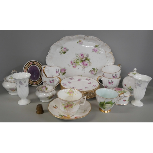 2307 - A Royal Copenhagen figure, Jason porcelain teawares and other decorative china **PLEASE NOTE THIS LO... 