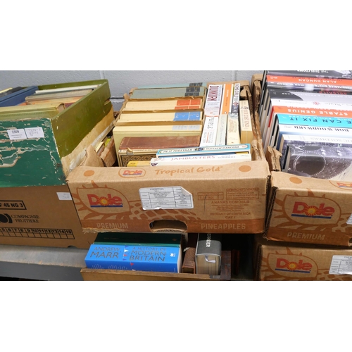 2309 - Six boxes of mixed books, mainly social history **PLEASE NOTE THIS LOT IS NOT ELIGIBLE FOR IN-HOUSE ... 