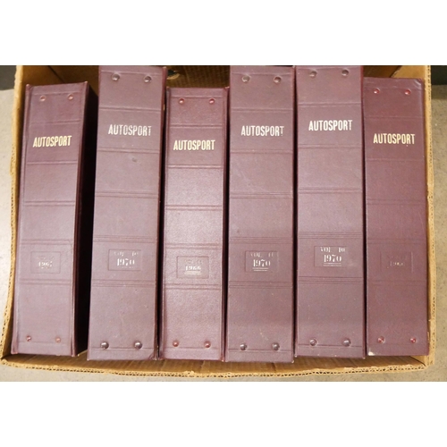 2346 - 32 volumes of Autosport magazine - 1950s to 1970s **PLEASE NOTE THIS LOT IS NOT ELIGIBLE FOR IN-HOUS... 