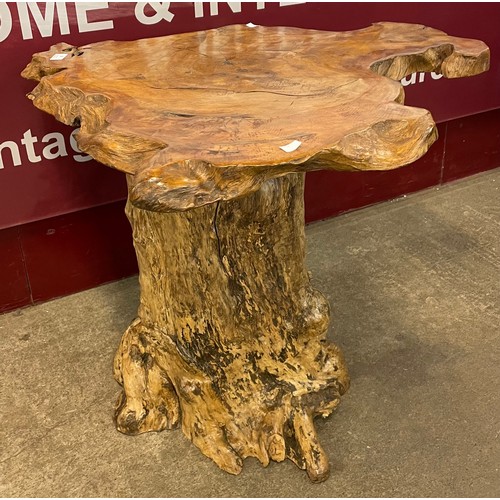 80 - A rootwood coffee table