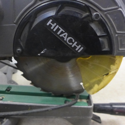 5017 - A 110V Hitachi C8FSE sliding compound mitre saw