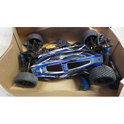 5077 - A Vantage brushless electric remote control car in box