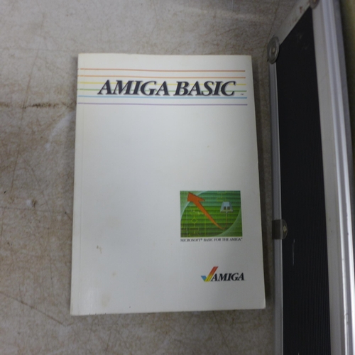 5086 - Approximately 200 vintage 3 1/2” floppy discs including some Amiga Commodore discs in an aluminium s... 