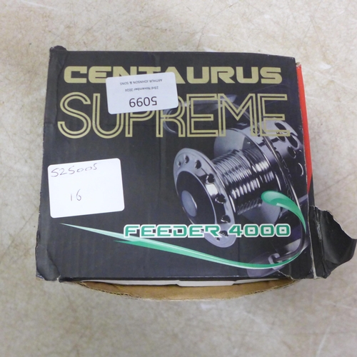 5099 - A Centaurus Supreme Feeder 4000 fishing reel