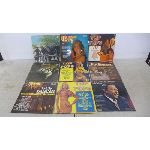 5138 - Approximately 100 LPs including Roy Chubby Brown, Dr Hook, Kenny Rogers, Ken Dodd, New Seekers and m... 